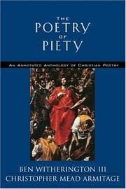 Tapa de The poetry of piety