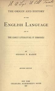 Tapa de The origin and history of the English language, and of the early literature it embodies