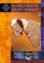 Tapa de Readings from the ancient Near East