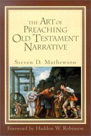 Tapa de The Art of Preaching Old Testament Narrative