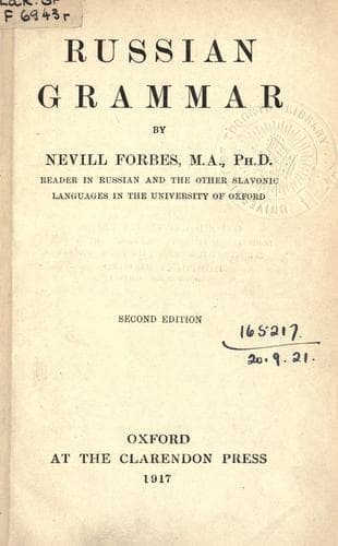 Tapa de Russian grammar