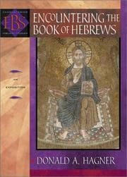 Tapa de Encountering the Book of Hebrews
