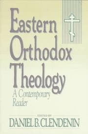 Tapa de Eastern Orthodox theology