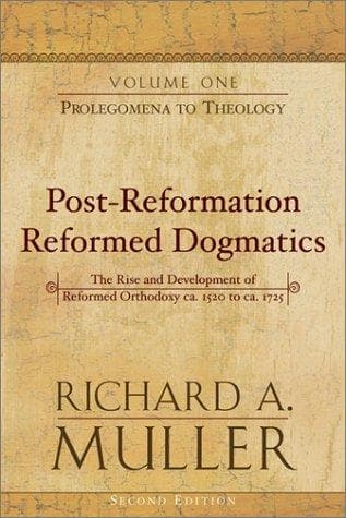 Tapa de Post-Reformation reformed dogmatics