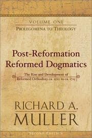 Tapa de Post-Reformation reformed dogmatics