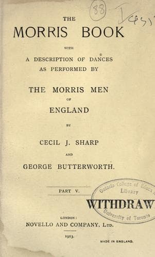 Tapa de The Morris book