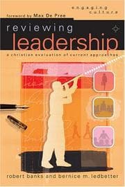 Tapa de Reviewing leadership