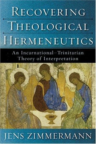 Tapa de Recovering Theological Hermeneutics