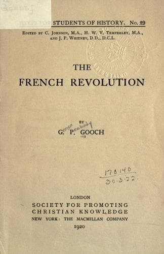 Tapa de The French Revolution