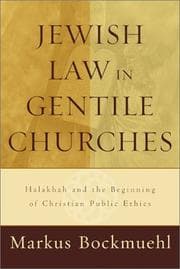 Tapa de Jewish Law in Gentile Churches