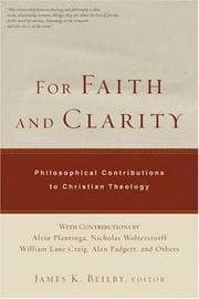 Tapa de For Faith and Clarity
