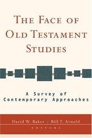 Tapa de The face of Old Testament studies