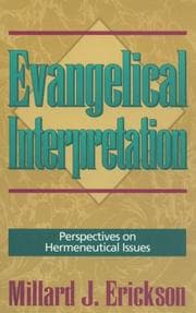 Tapa de Evangelical interpretation