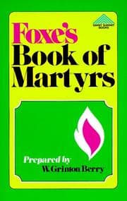 Tapa de Foxe's Book of Martyrs (Giant Summit Bks)