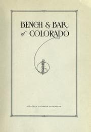 Tapa de Bench and bar of Colorado