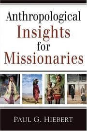 Tapa de Anthropological insights for missionaries