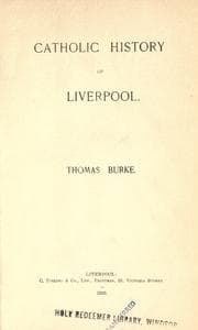 Tapa de Catholic history of Liverpool