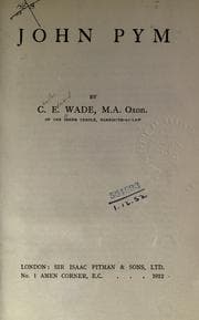 Tapa de John Pym