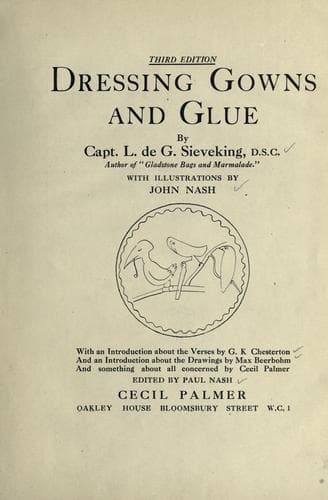 Tapa de Dressing gowns and glue