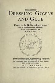 Tapa de Dressing gowns and glue