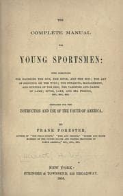 Tapa de The complete manual for young sportsmen