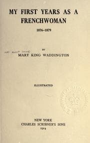 Tapa de My First Years as a Frenchwoman 1876-1879
