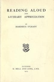 Tapa de Reading aloud and literary appreciation