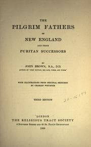 Tapa de The Pilgrim fathers of New England and their Puritan successors