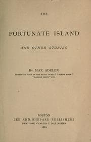 Tapa de The fortunate island