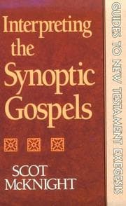 Tapa de Interpreting the synoptic Gospels