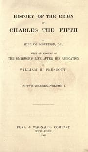 Tapa de History of the reign of Charles the Fifth