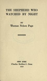 Tapa de The shepherd who watched by night