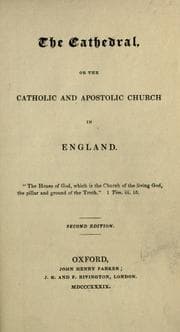 Tapa de The cathedral; or, the Catholic and apostolic church in England