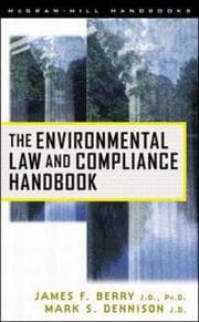 Tapa de The environmental law and compliance handbook