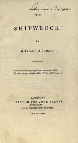 Tapa de The shipwreck