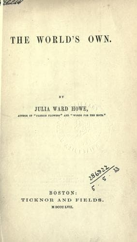 Tapa de The world's own