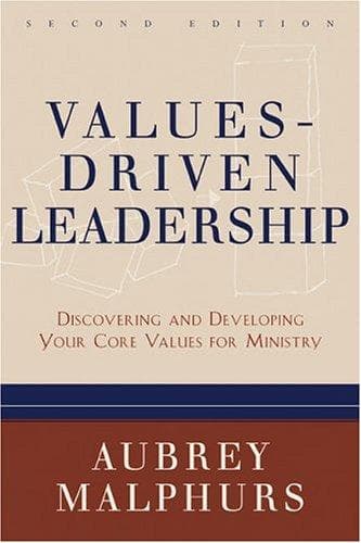 Tapa de Values-driven leadership