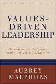 Tapa de Values-driven leadership