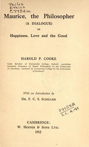 Tapa de Maurice, the philosopher (a dialogue)