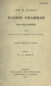 Tapa de Danish grammar for Englishmen