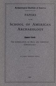 Tapa de The correlation of Maya and Christian chronology