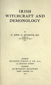 Tapa de Irish witchcraft and demonology