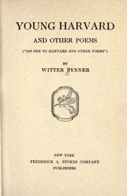 Tapa de Young Harvard, and other poems