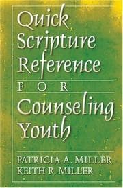 Tapa de Quick Scripture Reference for Counseling Youth