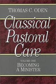 Tapa de Classical Pastoral Care