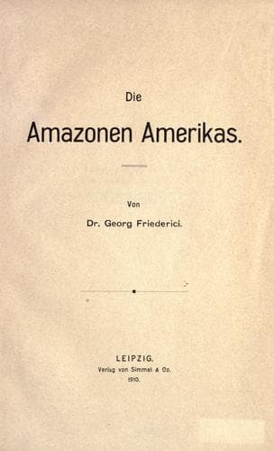 Tapa de Die Amazonen Amerikas