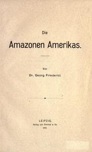 Tapa de Die Amazonen Amerikas