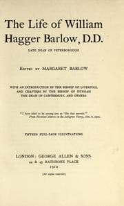 Tapa de The life of William Hagger Barlow
