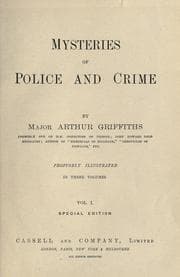 Tapa de Mysteries of police and crime