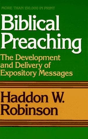 Tapa de Biblical Preaching,